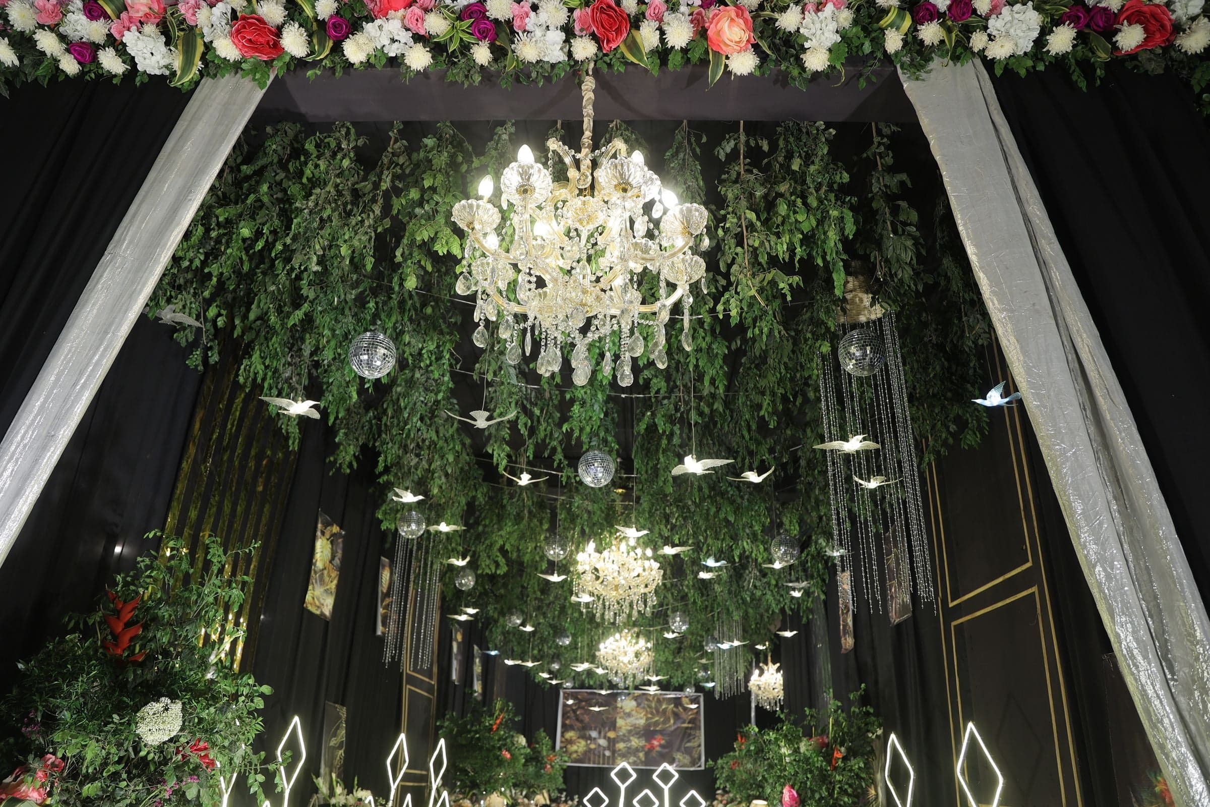A.H Studio event planning and management — floral mandap decor